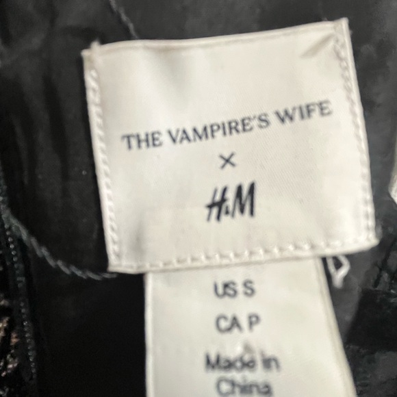 The Vampires Wife x H&M Mystique silver black lace dress size small - Picture 15 of 16